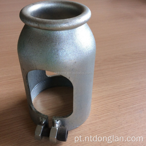 tampa do cilindro de gás de aço de metal ou anel de pescoço